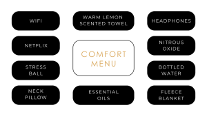 comfort menu items